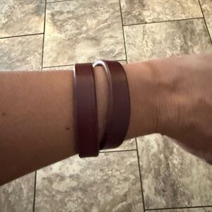 Lenny and Eva | Brown Leather Wrap Bracelet